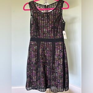 Black Lace Floral Dress 💐